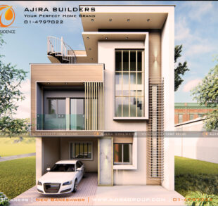 A Modern 2.5-Story Residence in Saibu, Lalitpur